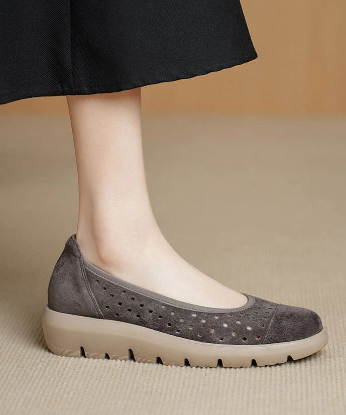 Chaussures plates ajourées pour femmes 2