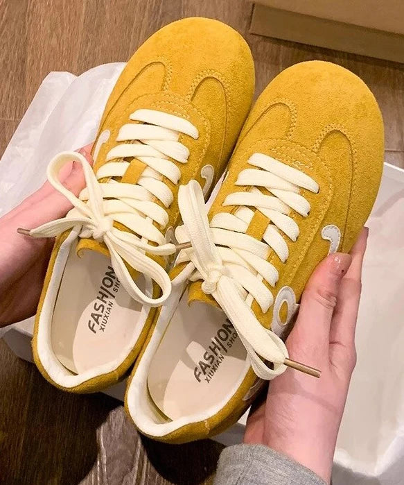Chaussures plates décontractées à lacets pour femmes 3