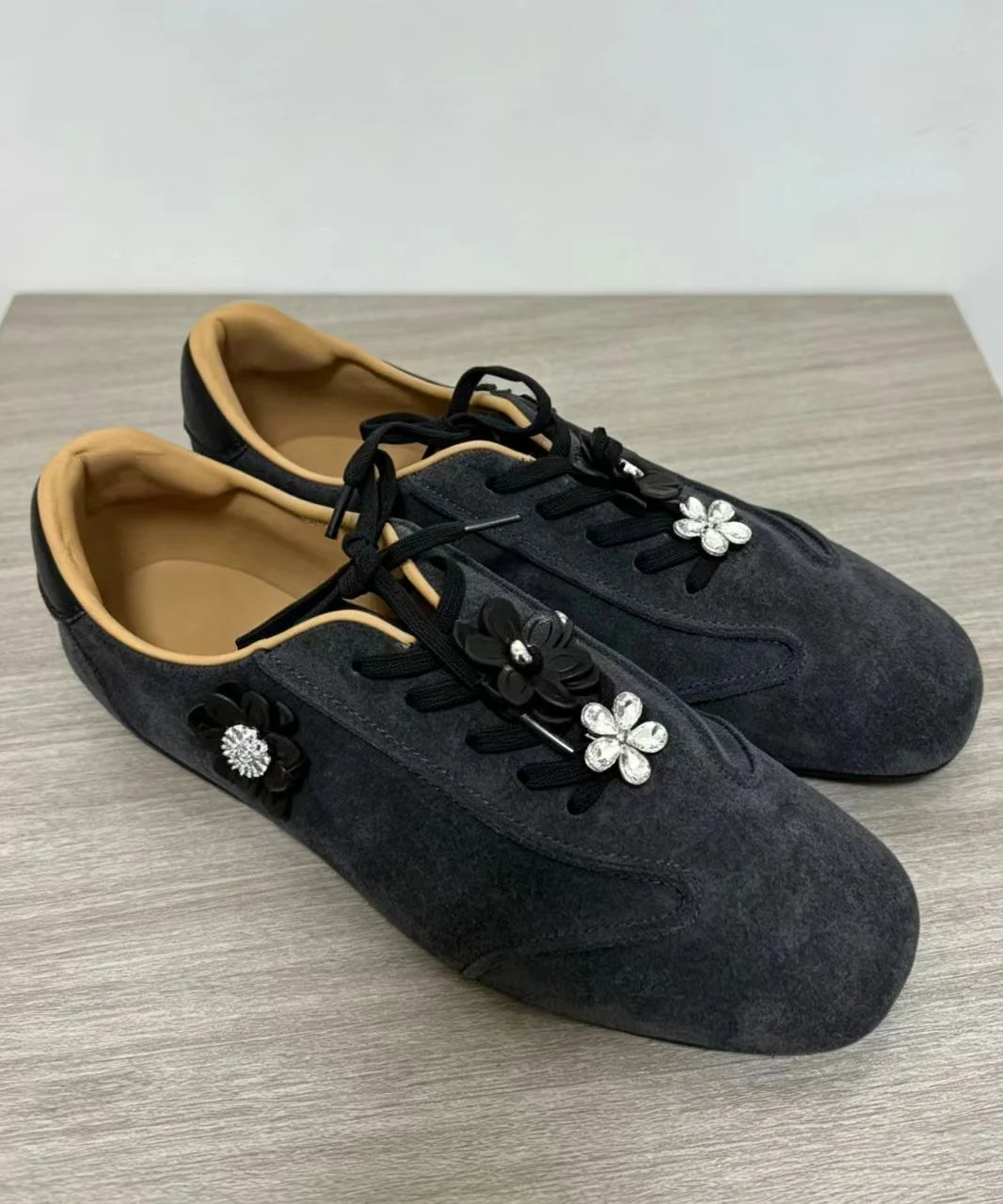 Chaussures plates décontractées à lacets pour femmes 3