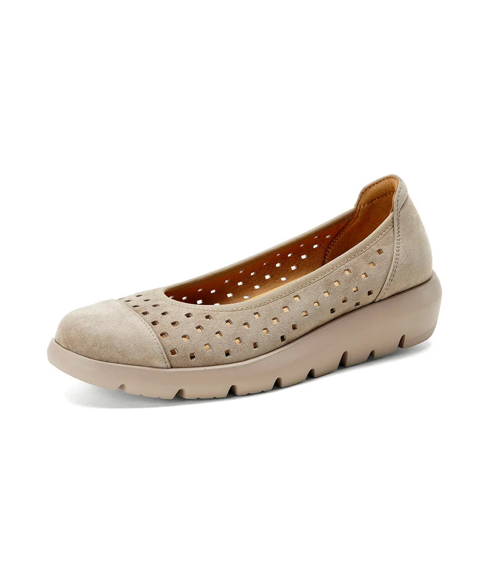 Chaussures plates pour femmes style rétro ajouré 4