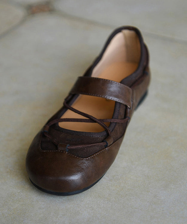 Chaussures plates rétro à sangles croisées pour femmes 3
