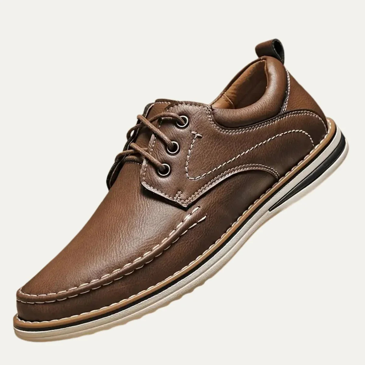 Chaussures pour hommes en cuir avec soutien 5