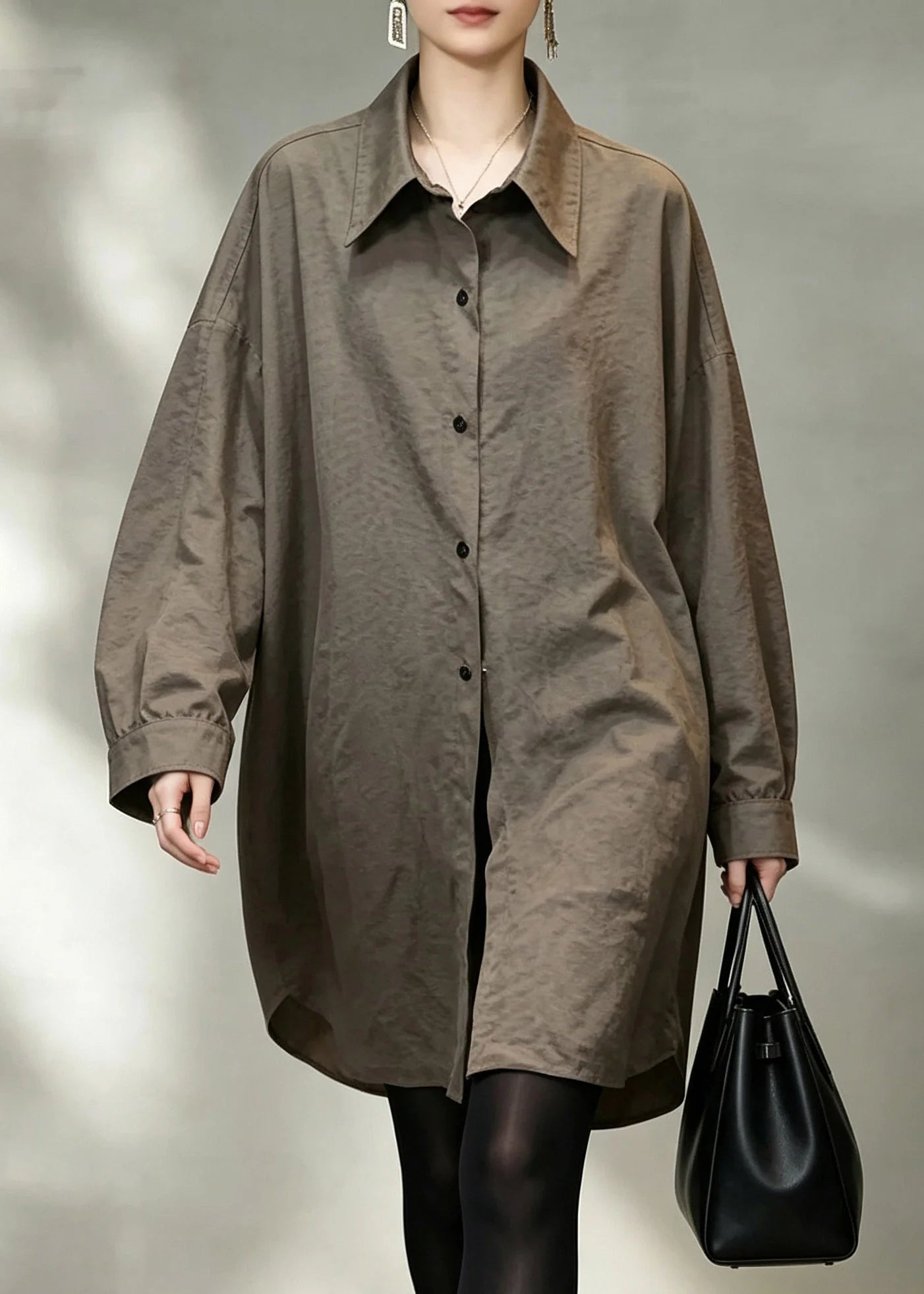 Chemise Femme Cintrée Col Peter Pan Boutonnée Automne 2