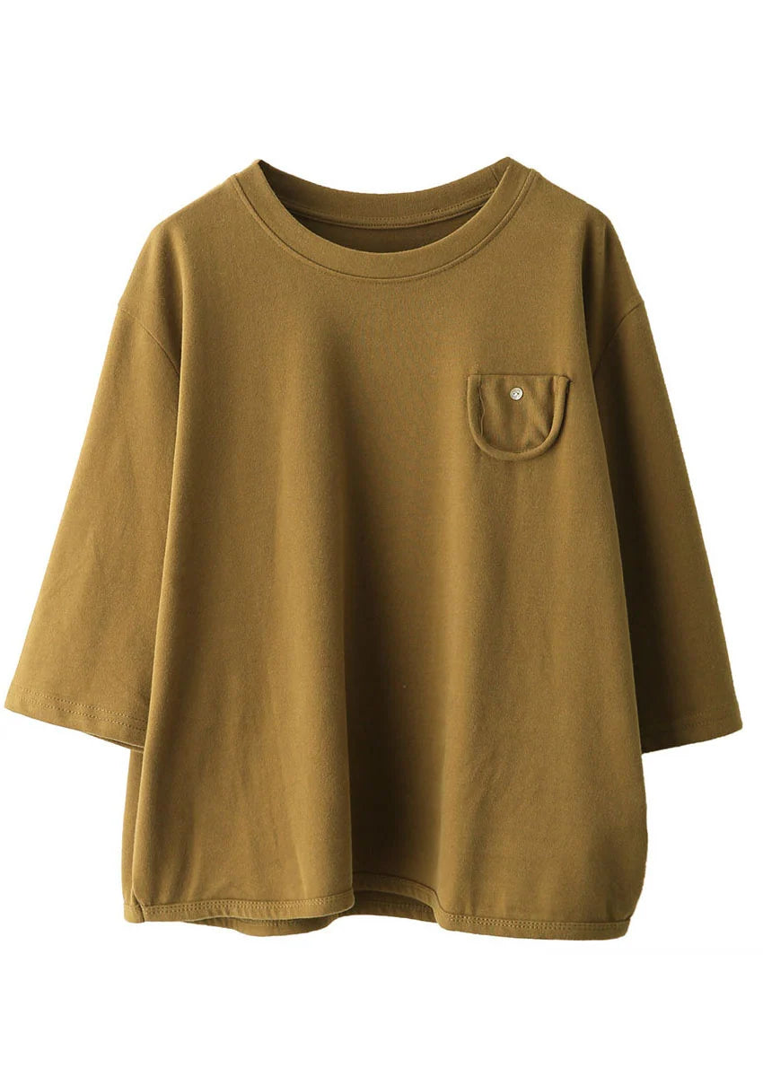 Chemise Femme Oversize Manches Courtes Style Décontracté 4