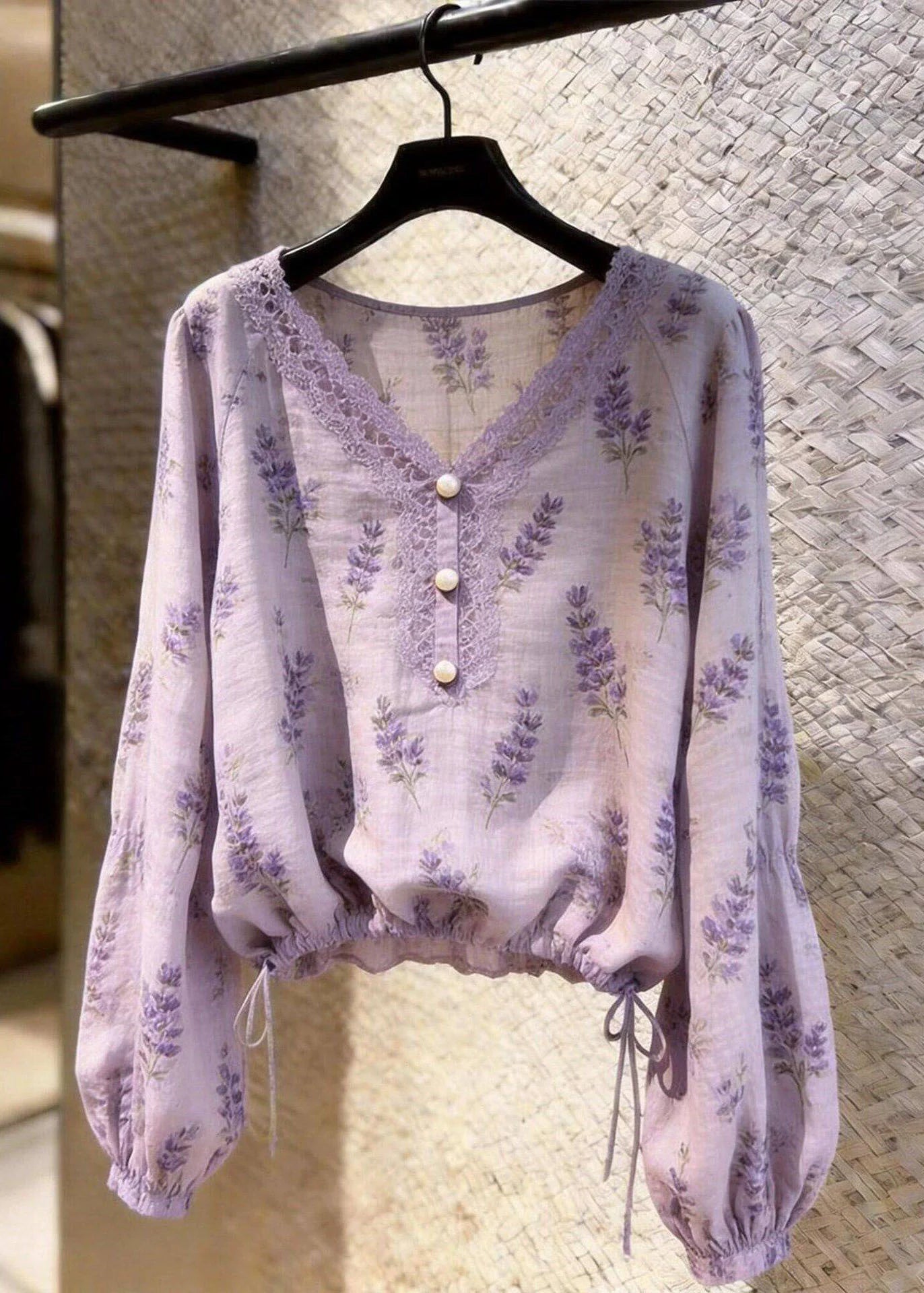 Chemise Femme à Imprimé Ajouré Boutonnée Automne 0