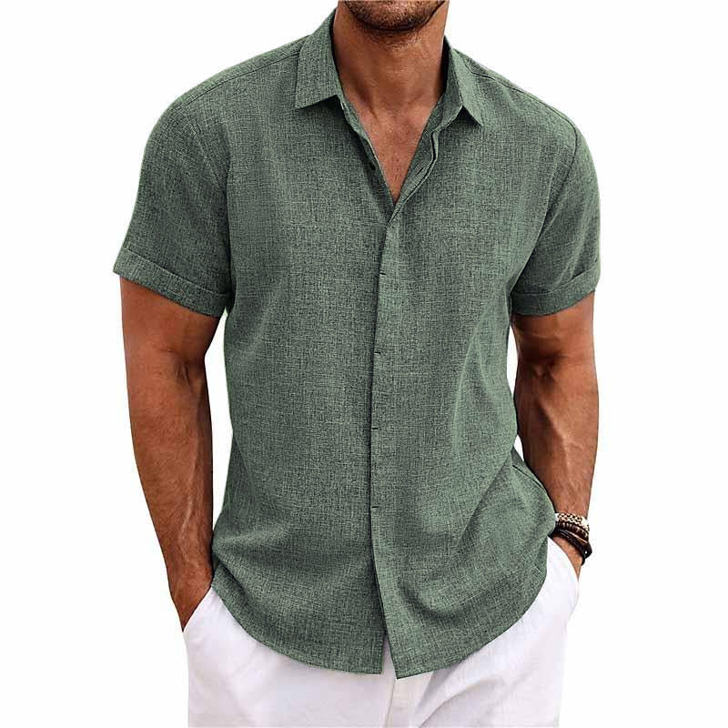 Chemise pour hommes à col à revers 11