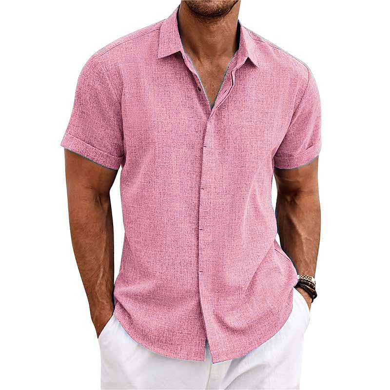 Chemise pour hommes à col à revers 12