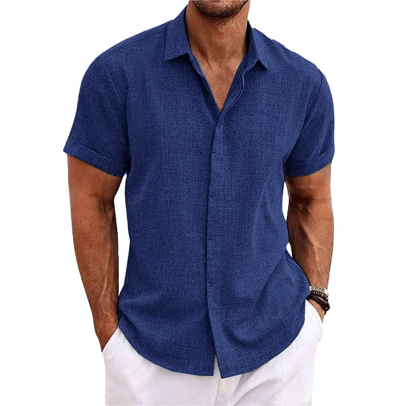 Chemise pour hommes à col à revers 13