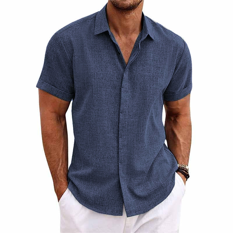 Chemise pour hommes à col à revers 7