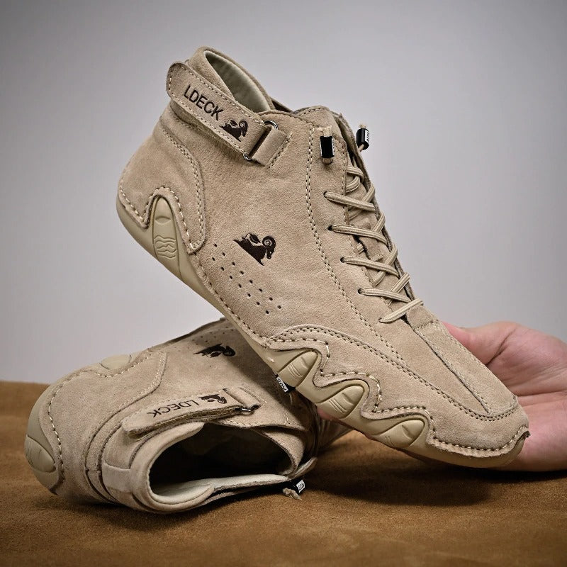 Variant image for Chaussures Homme Beige Élégantes Orthopédiques Cuir-1