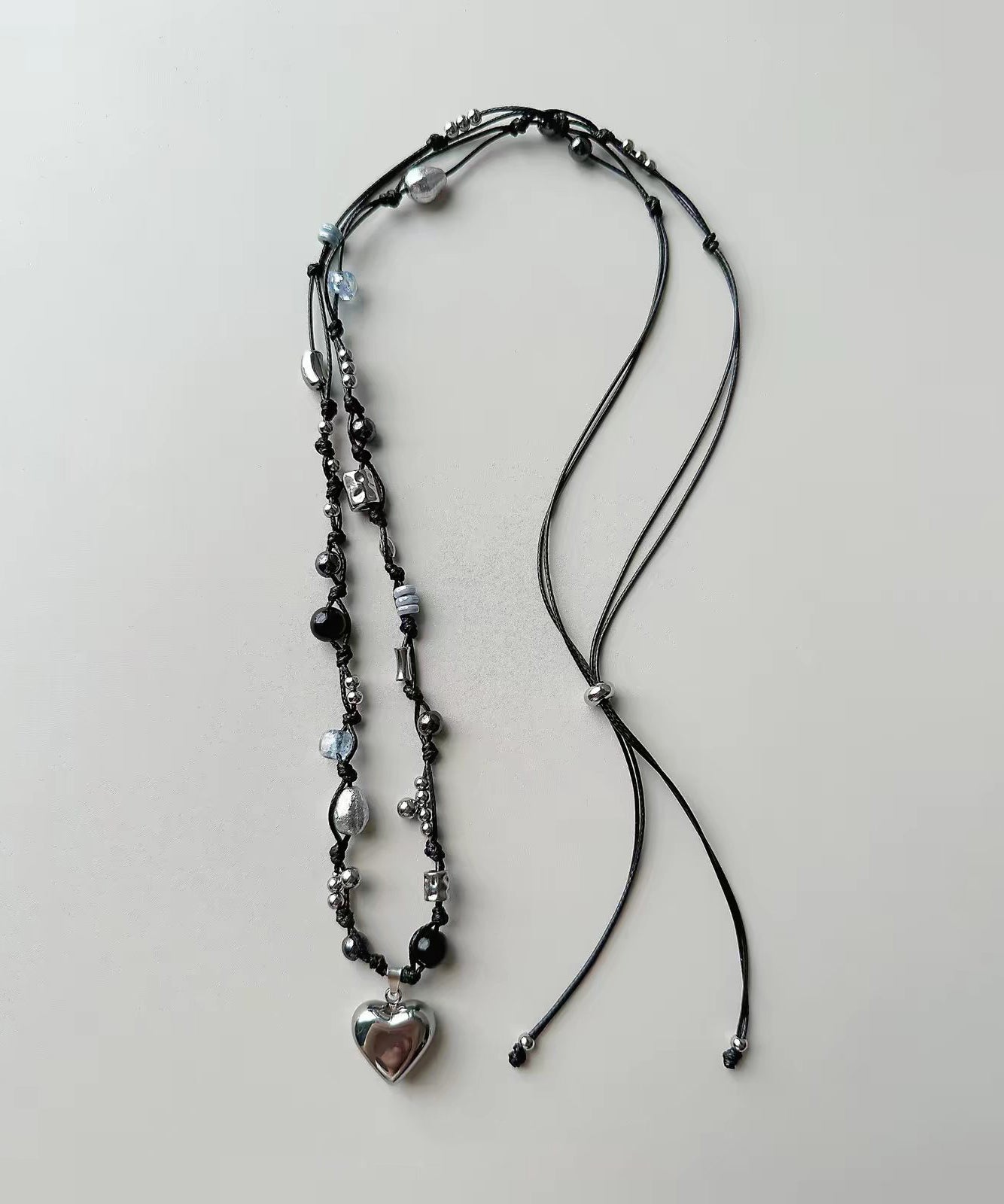 Collier Femme Pendentif Cœur Style Bohème 1