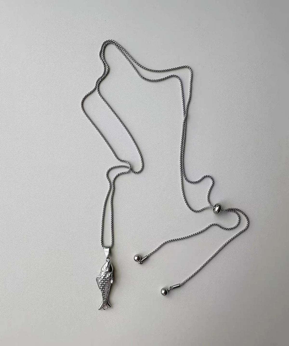 Collier Femme Style Boho Lariat Petit Poisson 3