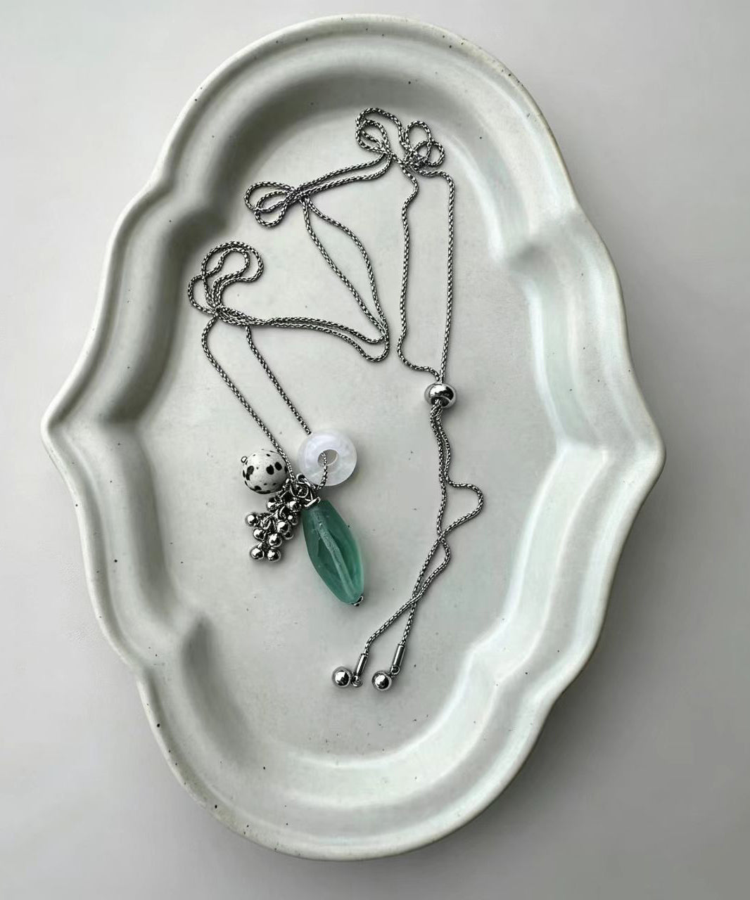 Collier Lariat Femme Design Unique 3