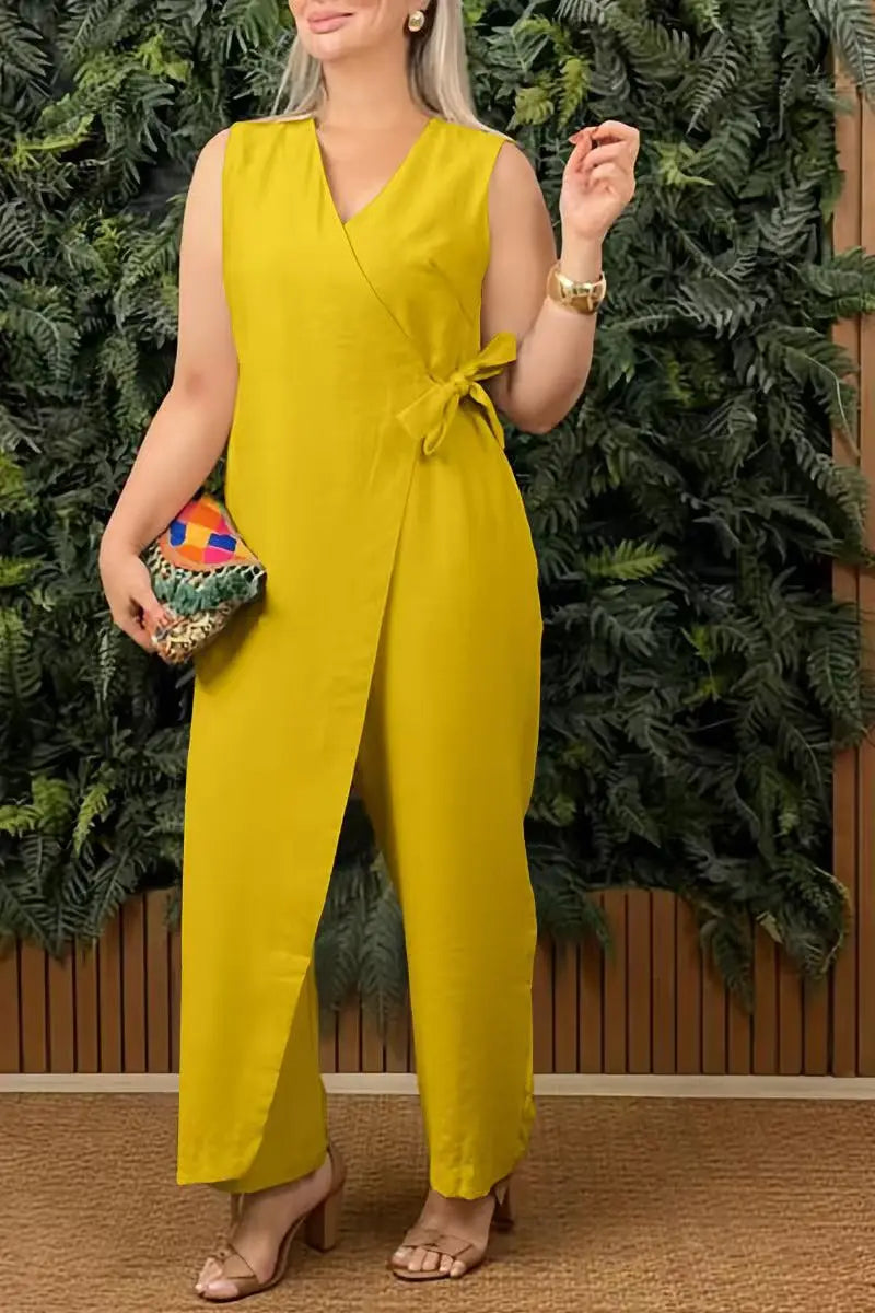Combinaison Décontractée Femme Sans Manches 9