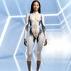 Combinaison Femme Cosplay Robot Futuriste à Fermeture Éclair 3
