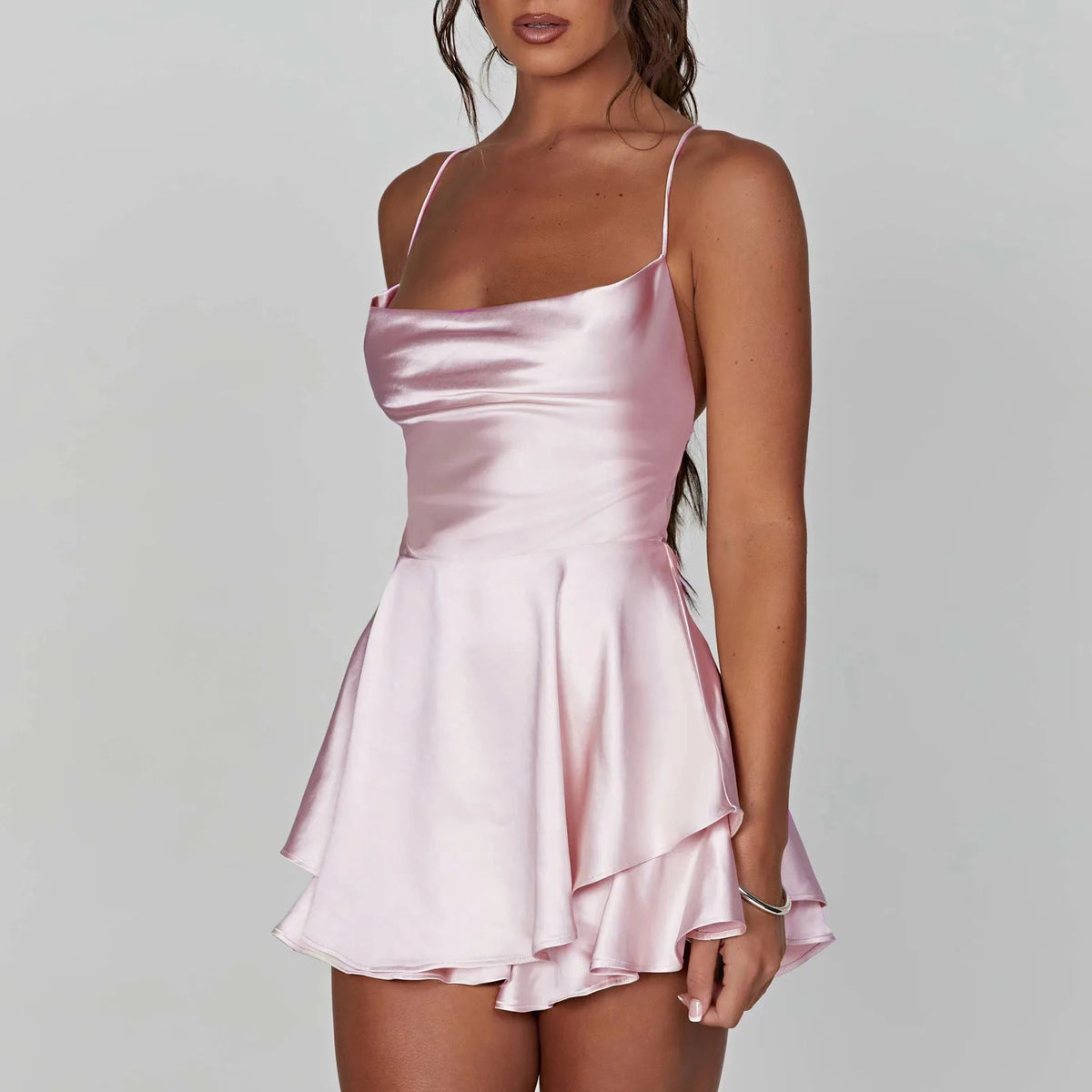Combishort Femme Cami à Col Bénitier 10