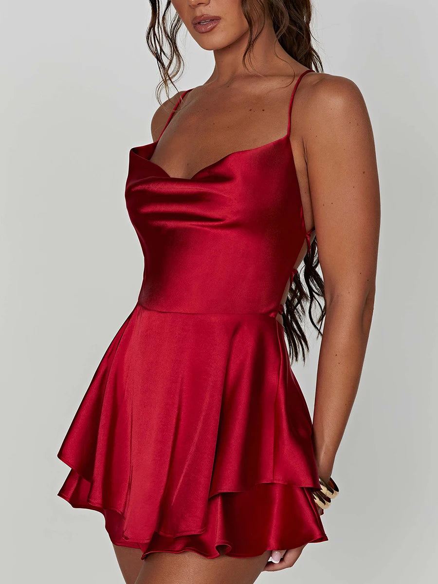 Combishort Femme Cami à Col Bénitier 4