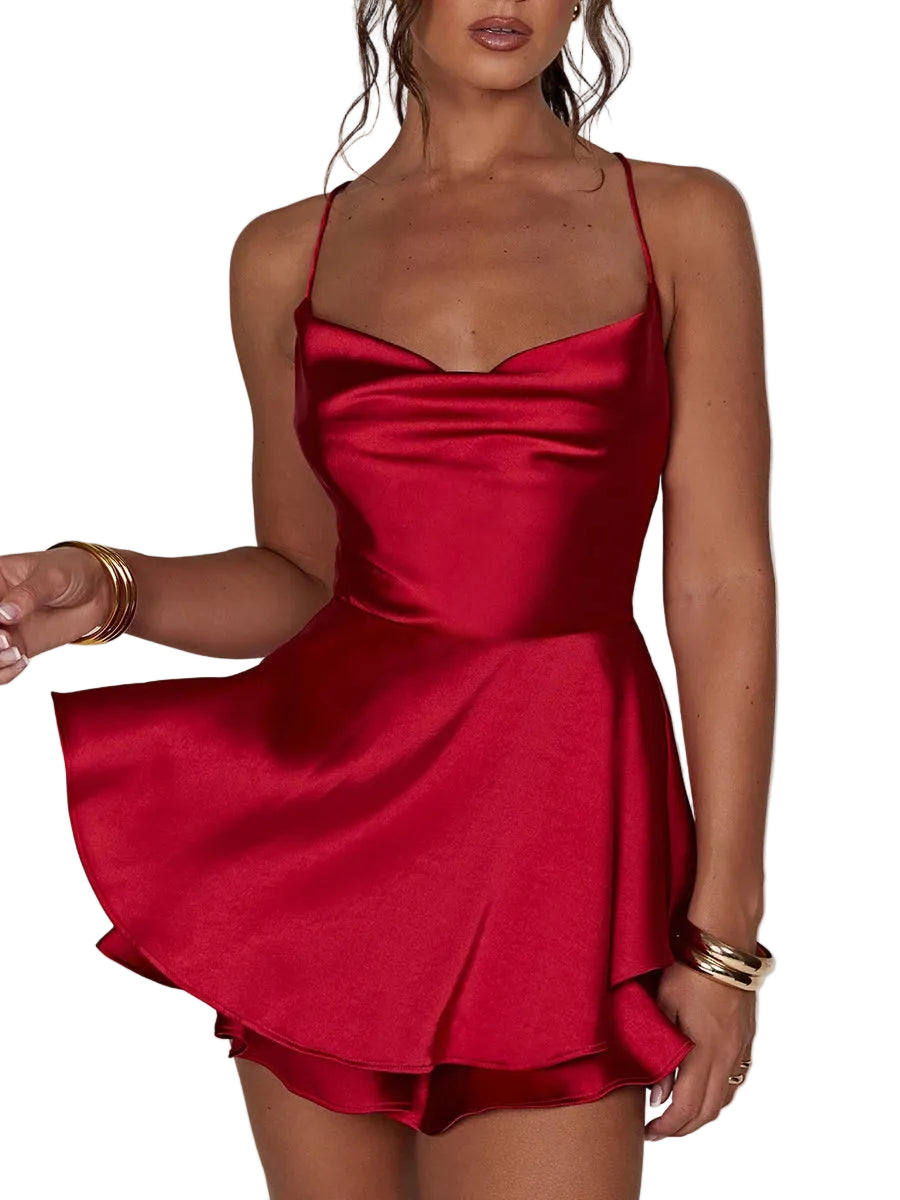 Combishort Femme Cami à Col Bénitier 5