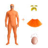 Costume Cosplay Adulte Grande Taille Style Lorax avec Jupe 6