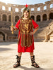 Costume Enfant Guerrier Romain Avec Casque Déguisement Historique 0