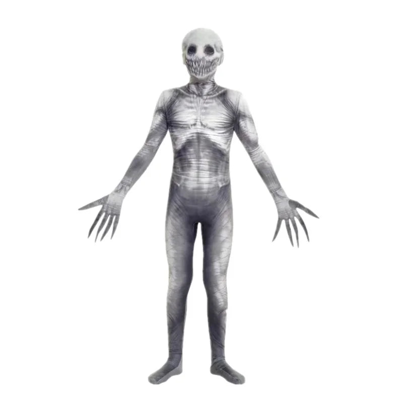 Costume de Cosplay Squelette pour Adultes et Enfants Style Horreur 0