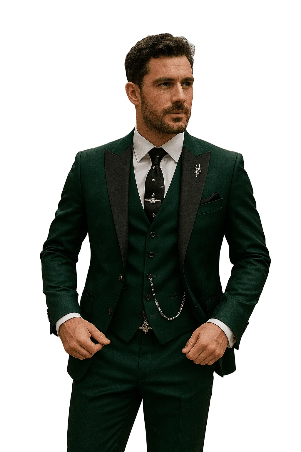 Costume trois pièces formel pour hommes printemps 0