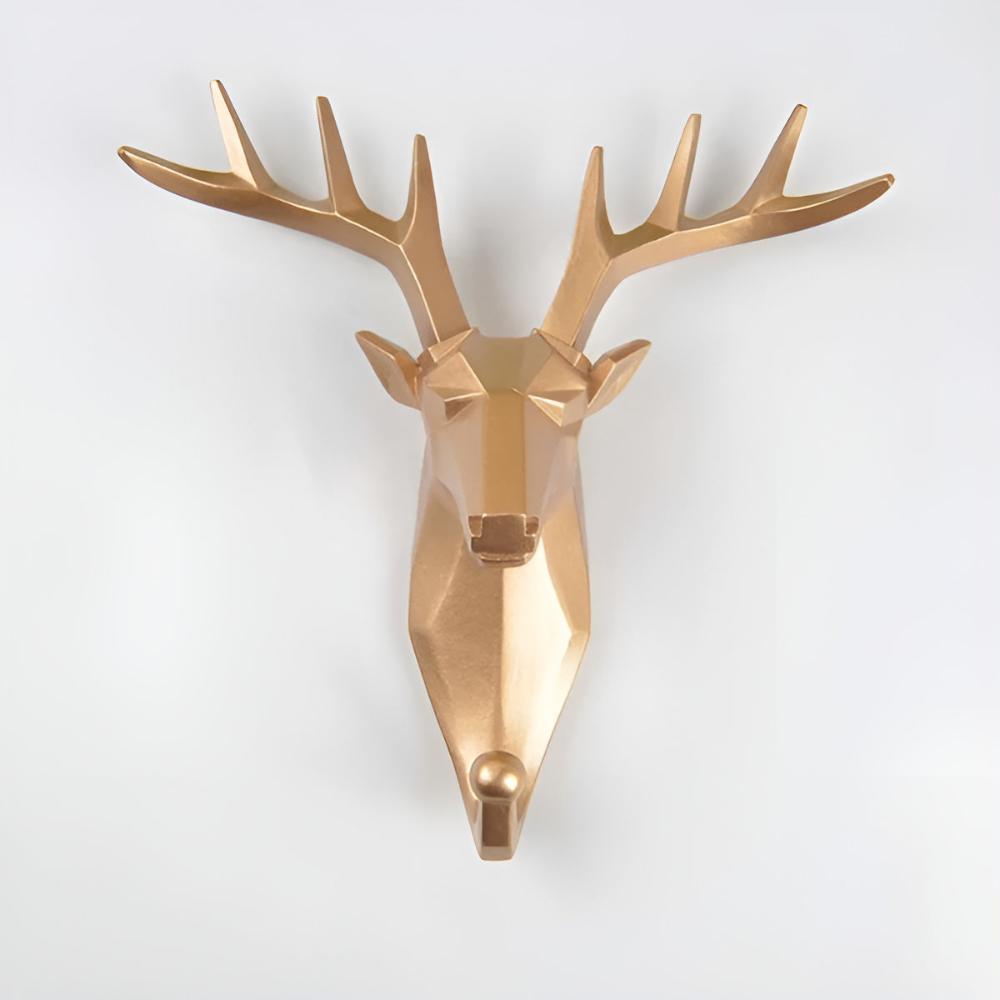 Crochets Muraux Contemporains Tête d'Animal Géométrique 19