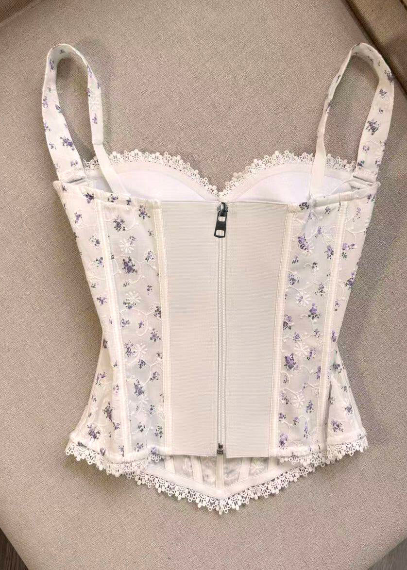 Débardeur Femme Imprimé à Lacets Style Estival 1