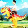 Déguisement Adulte Costume Gonflable Dinosaure Raptor Mascotte 18