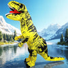 Déguisement Adulte Costume Gonflable Dinosaure Raptor Mascotte 21