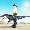 Déguisement Adulte Costume Gonflable Dinosaure Raptor Mascotte 9