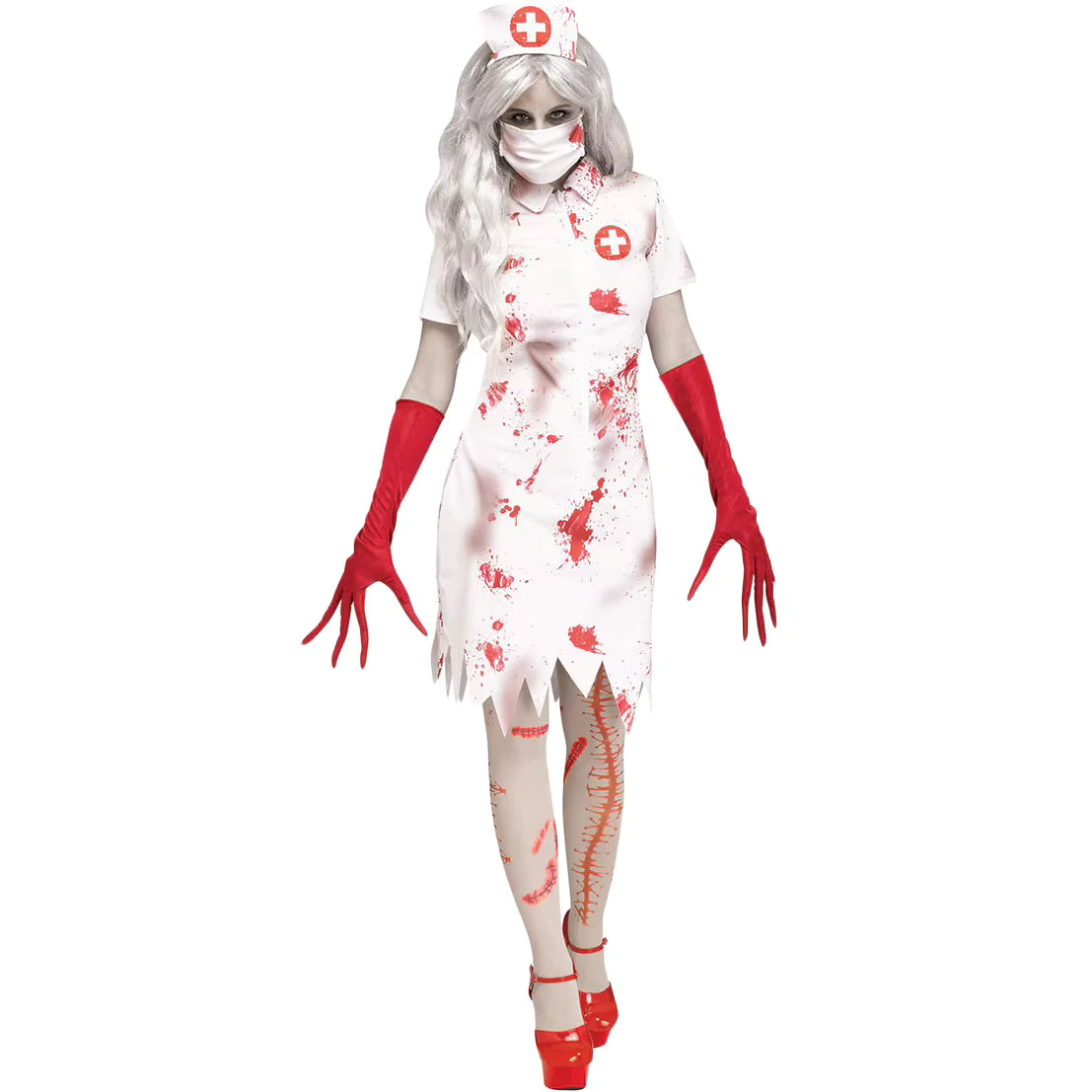 Déguisement Femme Costume Vampire Zombie Halloween 0