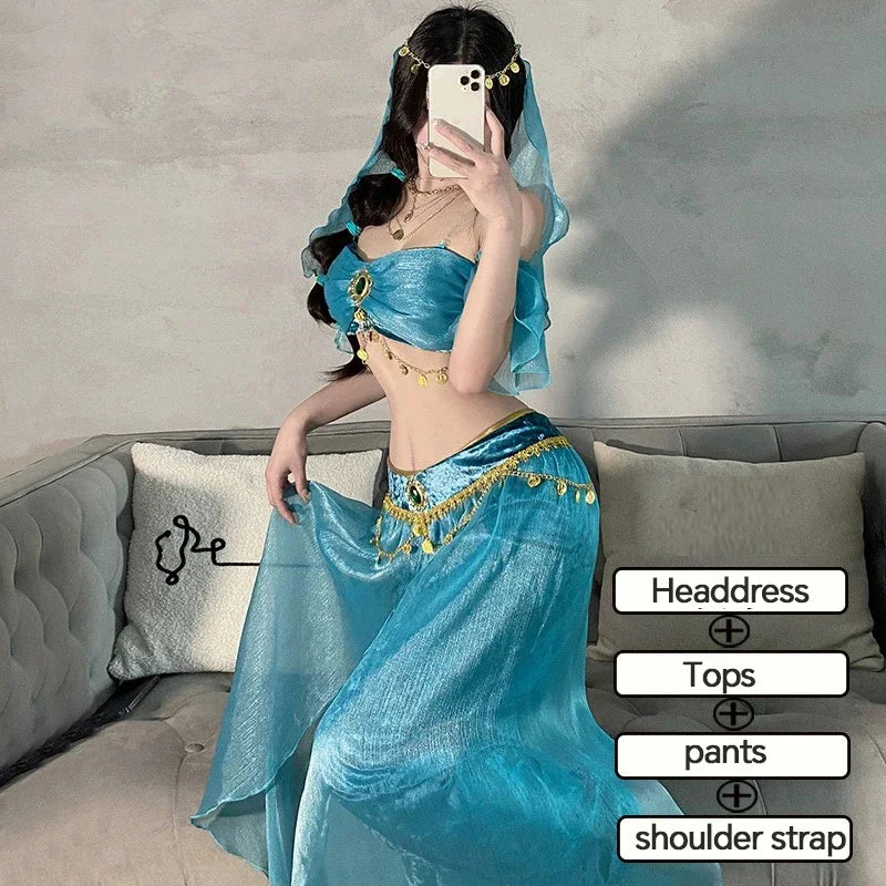 Déguisement Femme Princesse Style Bollywood pour Fête et Cosplay 1