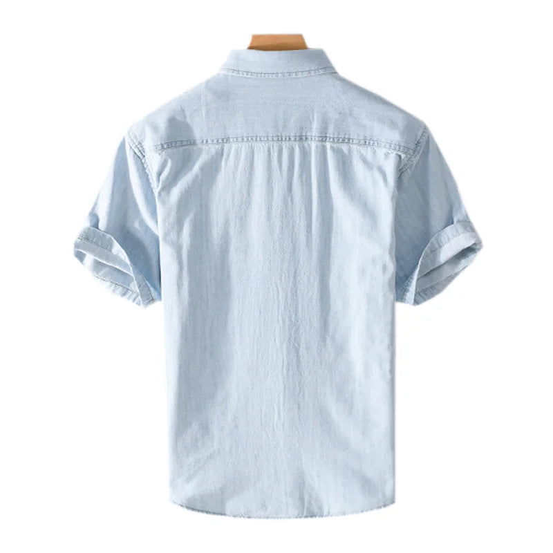 Chemise Homme Décontractée 100% Coton Style Classique 2