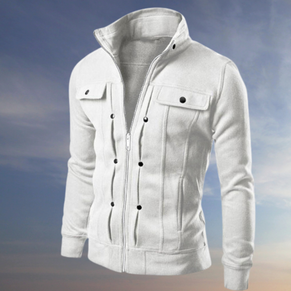 Variant image for Veste Homme Élégante Ajustée en Polyester et Coton-1