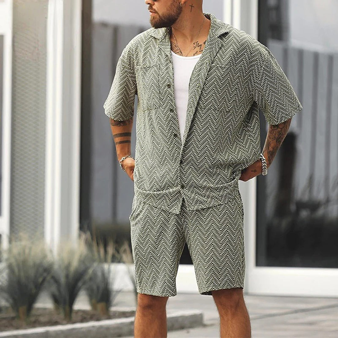 Ensemble Deux Pièces Décontracté pour Hommes en Luxe 1