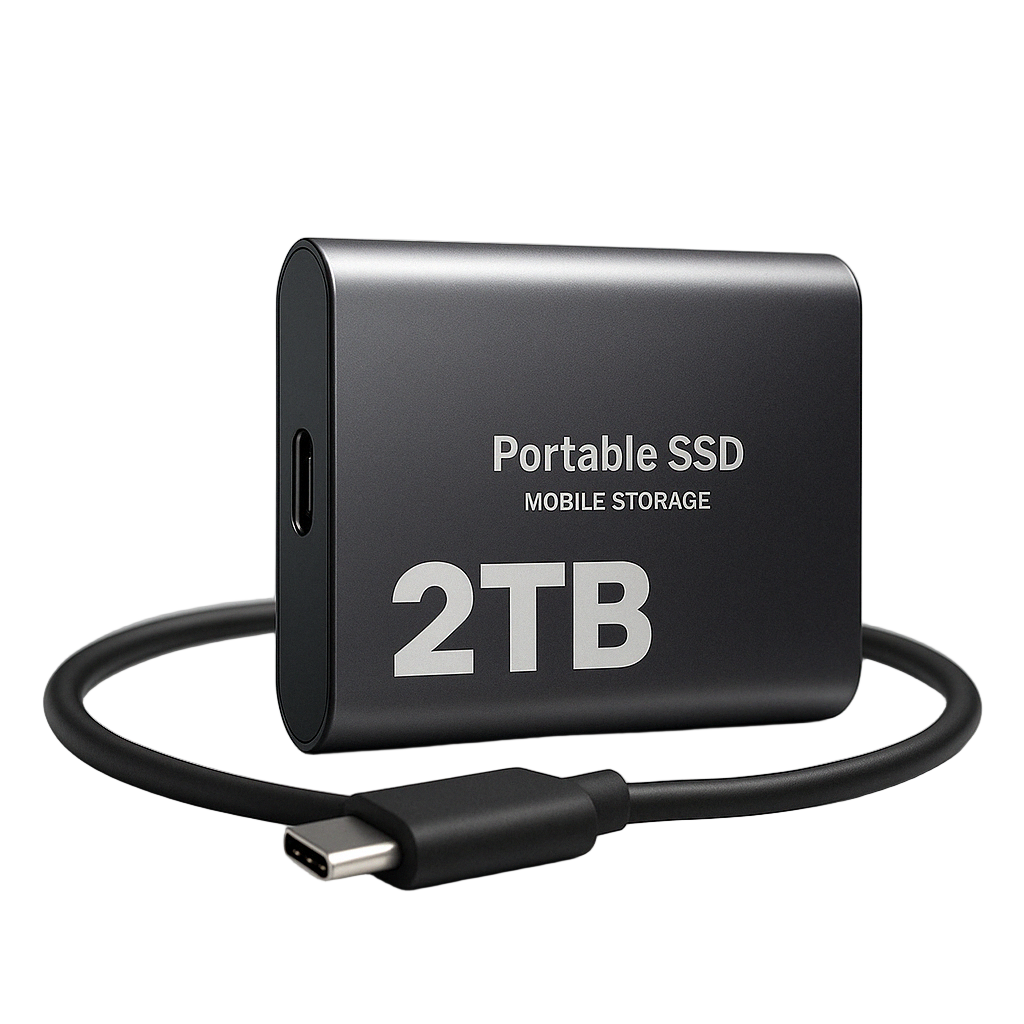 Disque dur SSD compact haute vitesse, stockage USB-C 1050 Mo/s 0