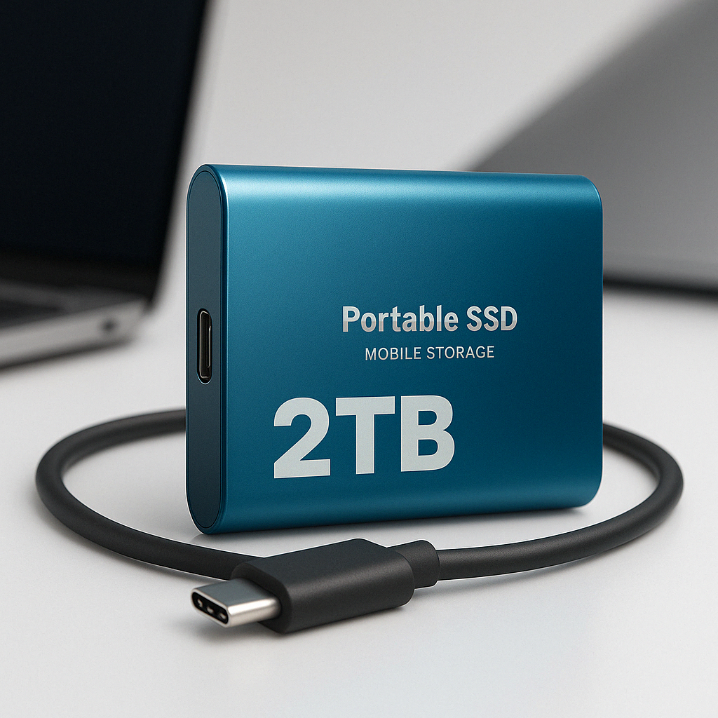 Disque dur SSD compact haute vitesse, stockage USB-C 1050 Mo/s 1