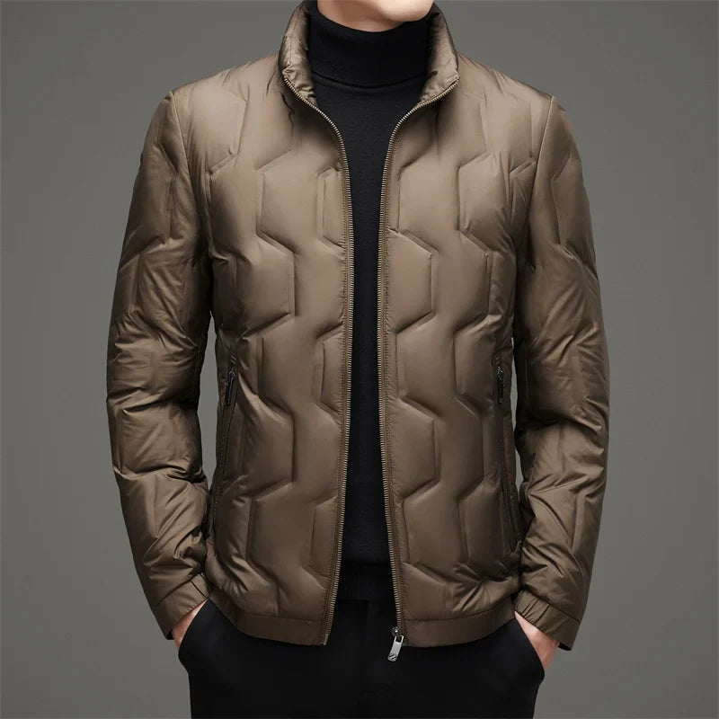 Doudoune Homme Matelassée Col Montant 1