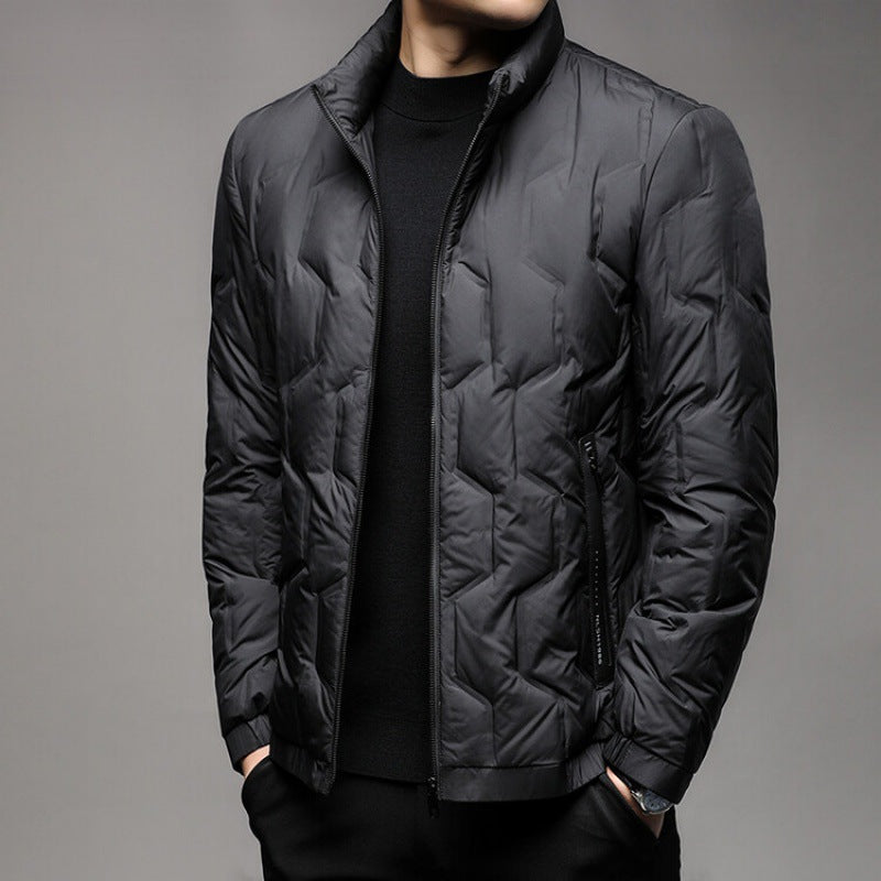 Doudoune Homme Matelassée Col Montant 7
