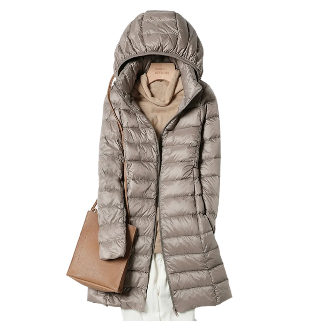 Doudoune légère pour femme avec capuche amovible 0