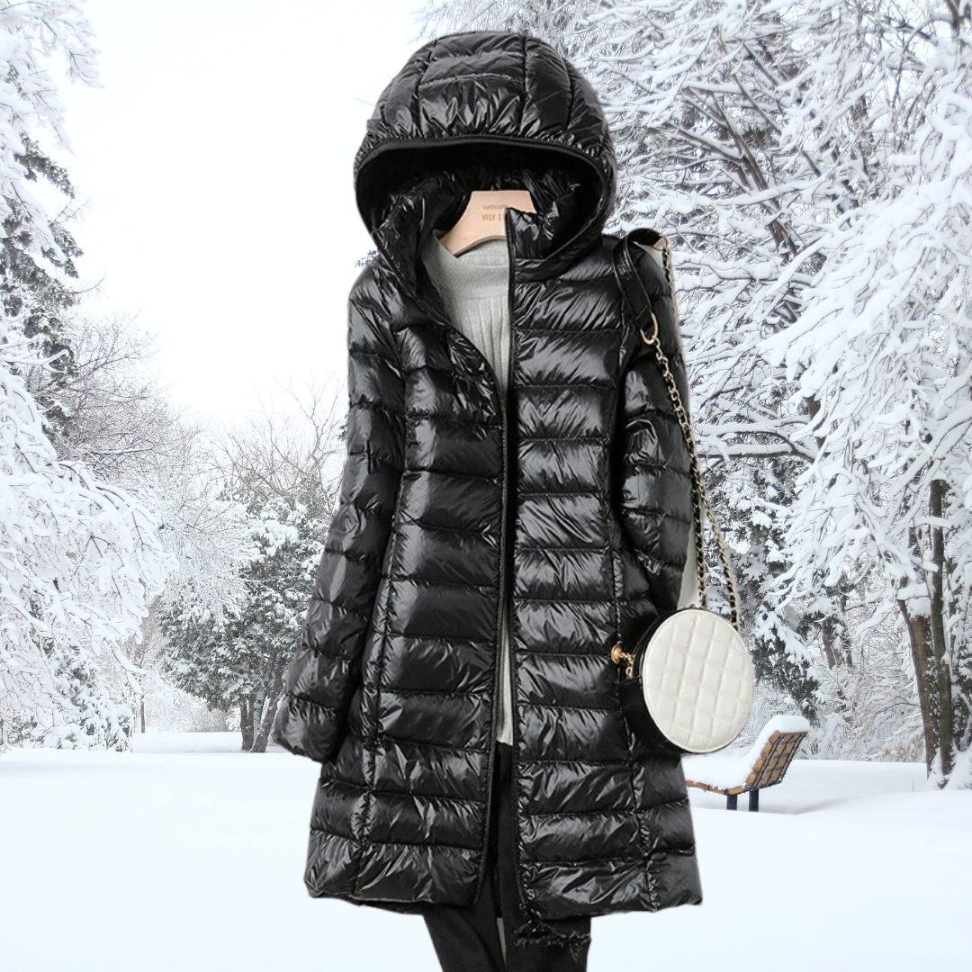 Doudoune légère pour femme avec capuche amovible 2