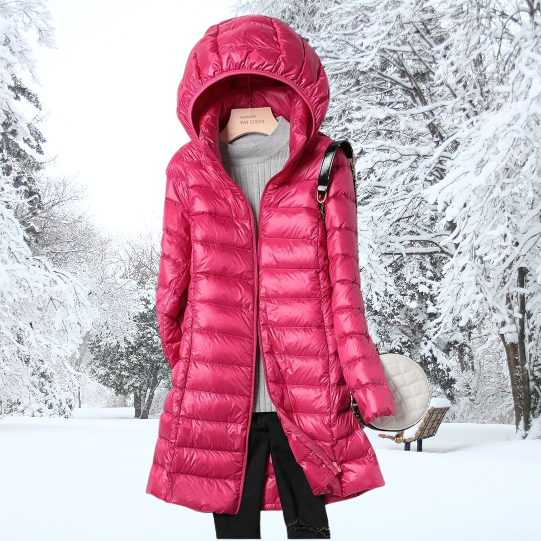 Doudoune légère pour femme avec capuche amovible 5
