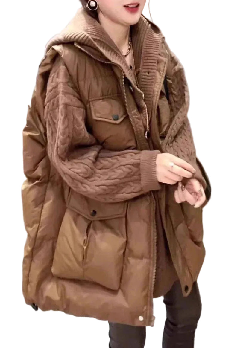 Doudoune sans manches oversize pour femme 2