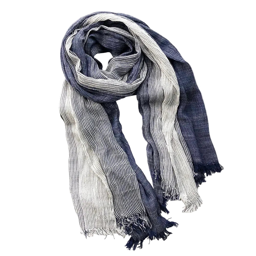Écharpe Femme Rayée Polyvalente Chic 0