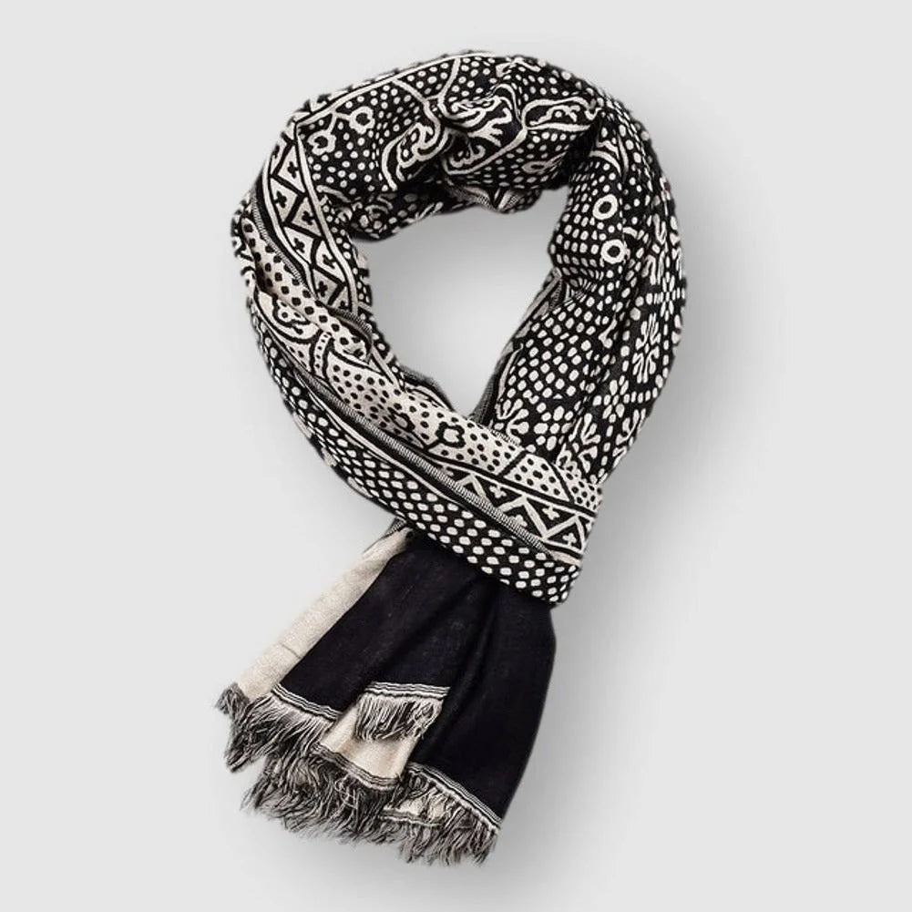 Écharpe en Coton Unisexe avec Motif Distinctif 2