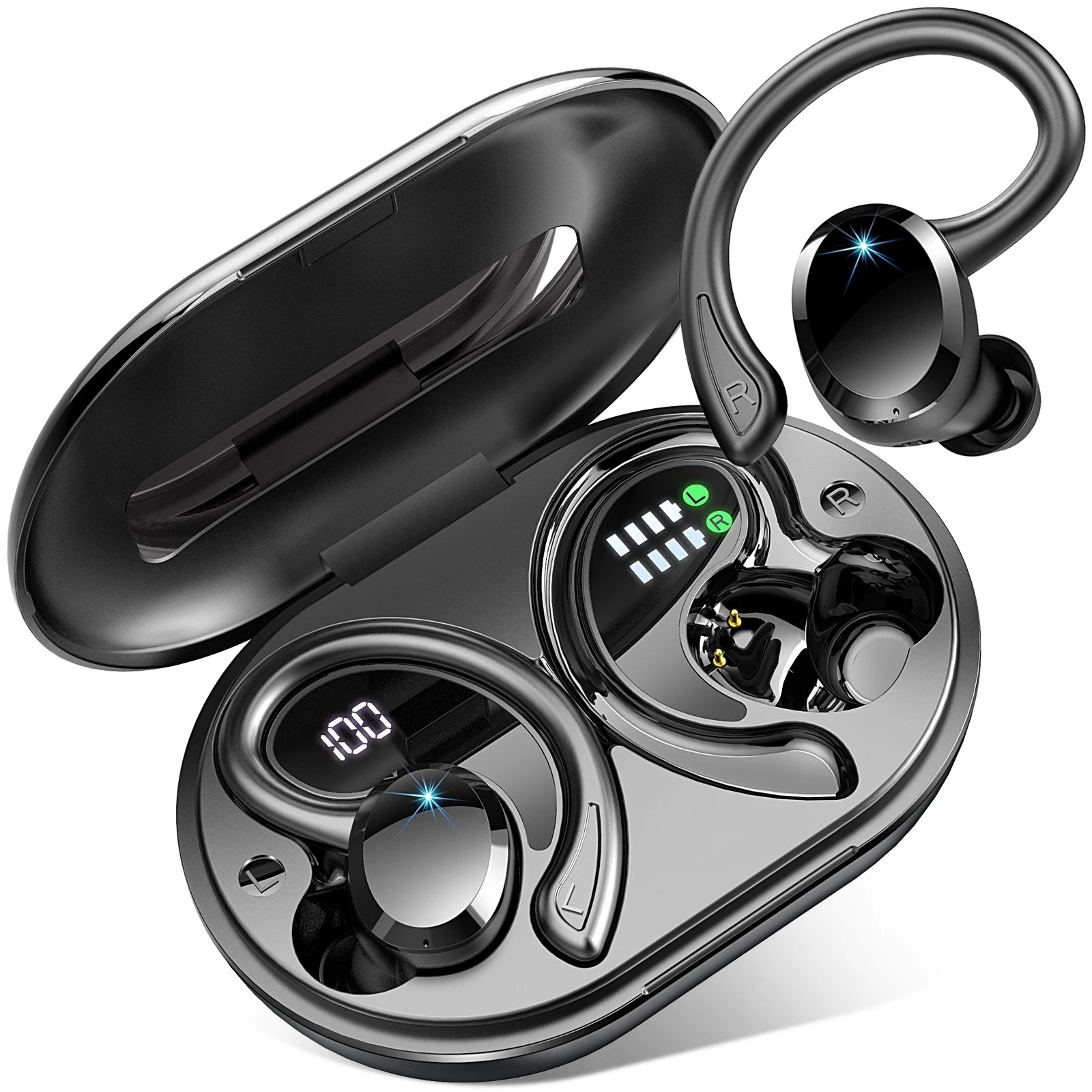 Écouteurs Sans Fil Bluetooth 5.3 Avec Réduction De Bruit Et Autonomie Prolongée 0