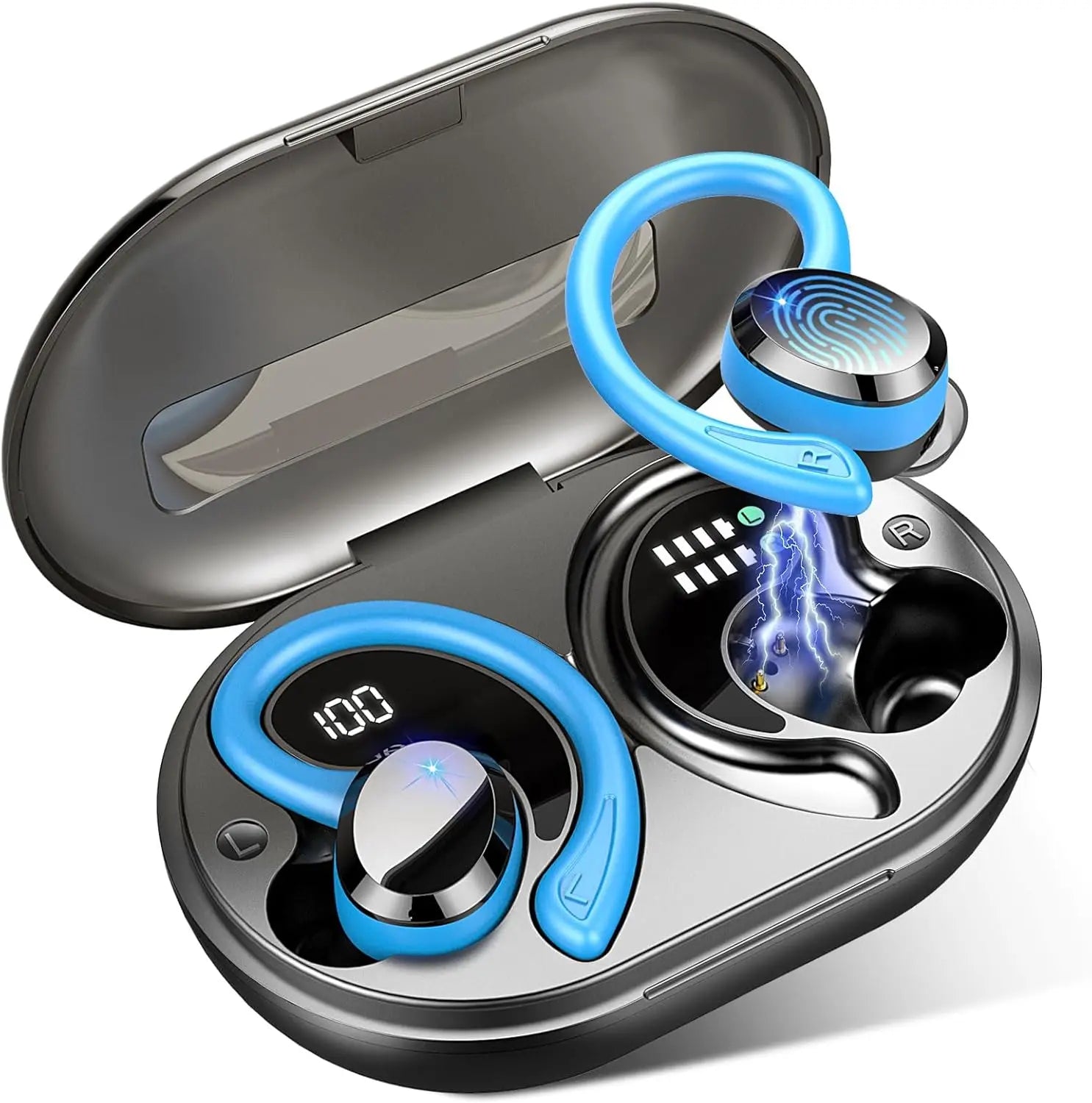 Écouteurs Sans Fil Bluetooth 5.3 Avec Réduction De Bruit Et Autonomie Prolongée 12