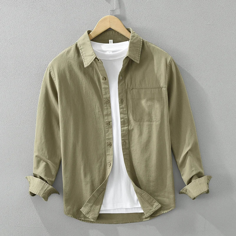 Chemise Homme Décontractée Tissu Doux Élégante 3
