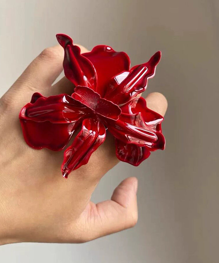 Ensemble Bijoux Femme Deux Pièces Floral Métal 3